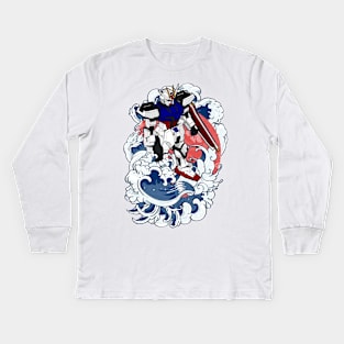 GAT-X105 Strike Gundam Kids Long Sleeve T-Shirt